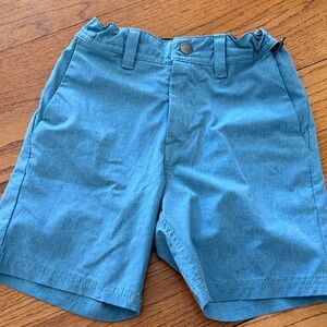 Volcom Boys Blue DriFit Material Flat Front Shorts